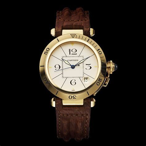 pasha de Cartier leather watch